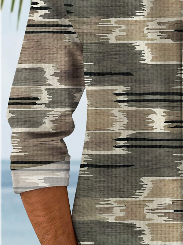 Alohadaddy Retro Ethnic Style Geometric Pattern Men&