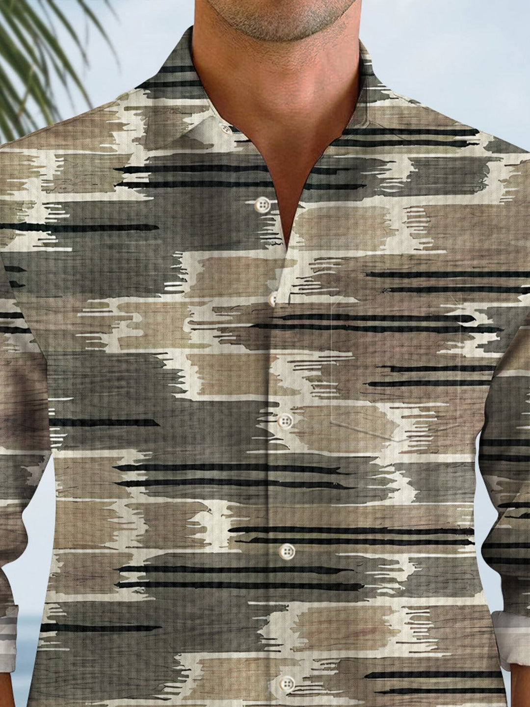 Alohadaddy Retro Ethnic Style Geometric Pattern Men&