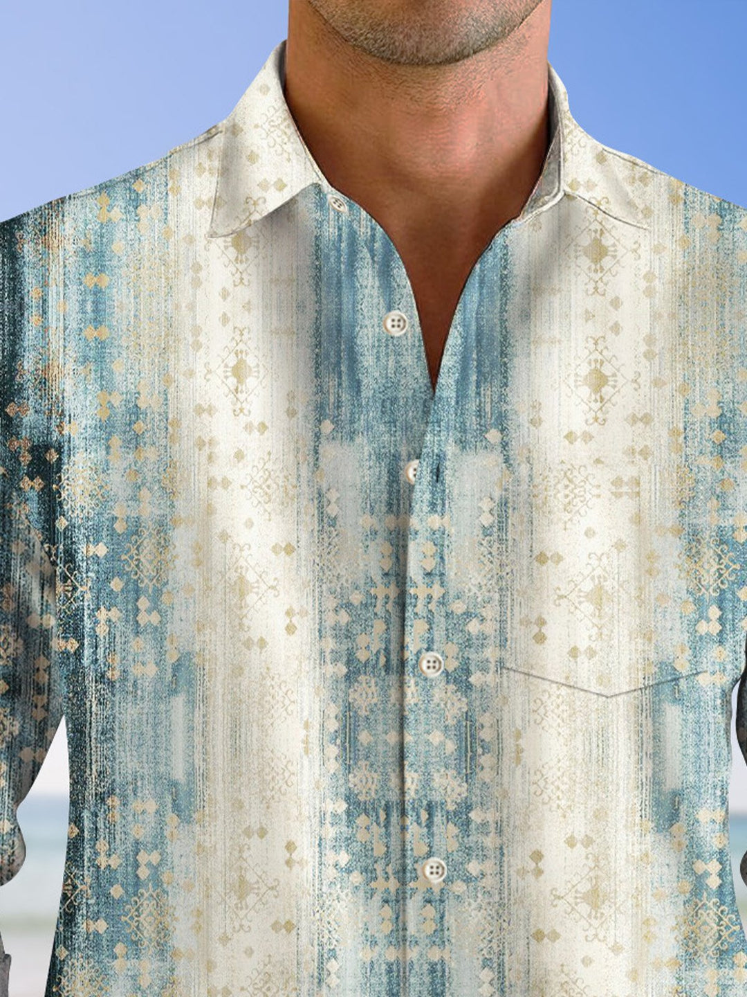 Alohadaddy Retro Ethnic Pattern Men&