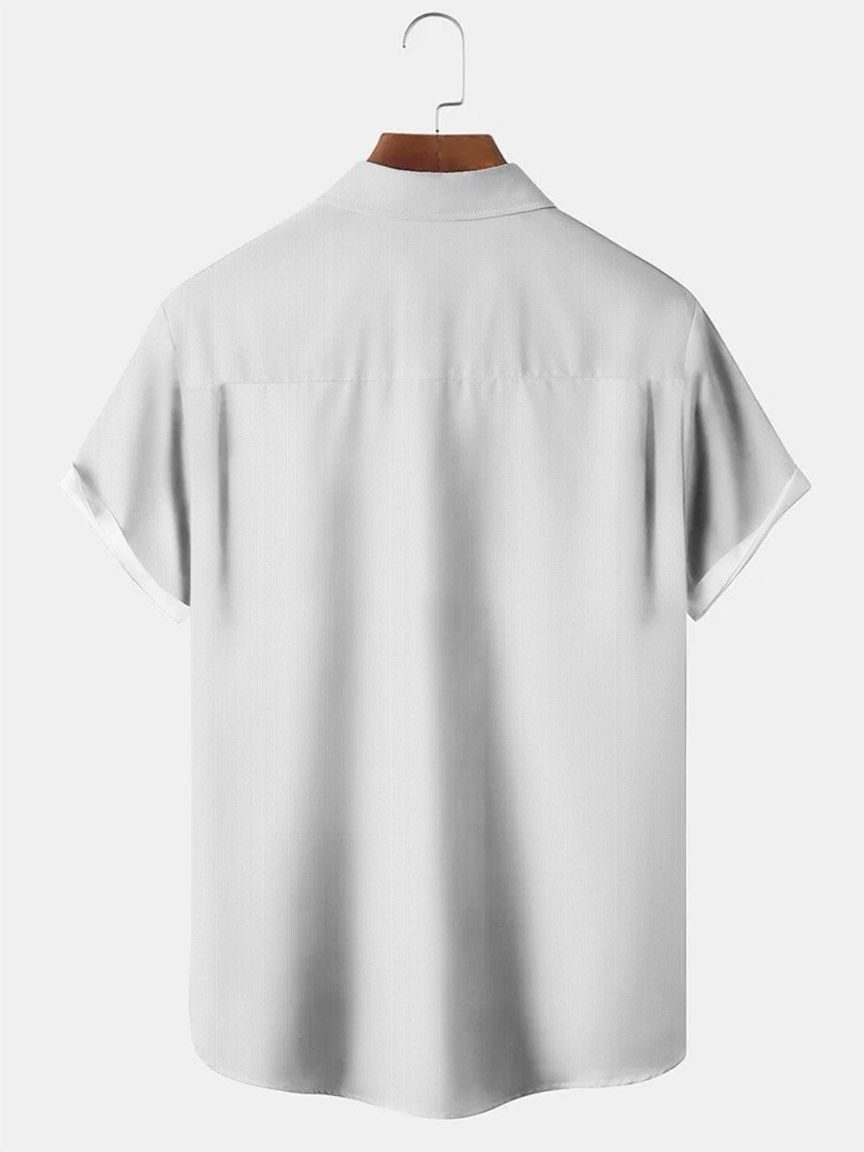 Camisa informal de manga corta para hombre, estilo años 50, con botones en el bolsillo y diseño de plantas de bambú de Alohadaddy
