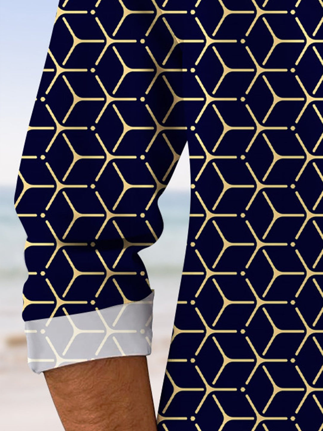 Alohadaddy Tech Geometric Polka Dot Men&