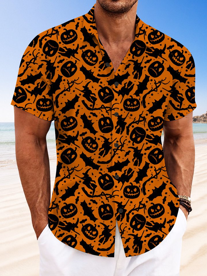 Alohadaddy Halloween Pumpkin Bat Men&