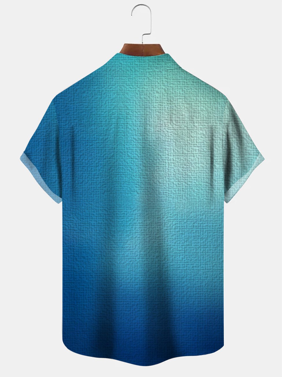 Camisa informal de manga corta para hombre, estilo años 50, con botones y bolsillos, de color degradado, estilo bolos, estilo urbano, de Alohadaddy Plant Bamboo