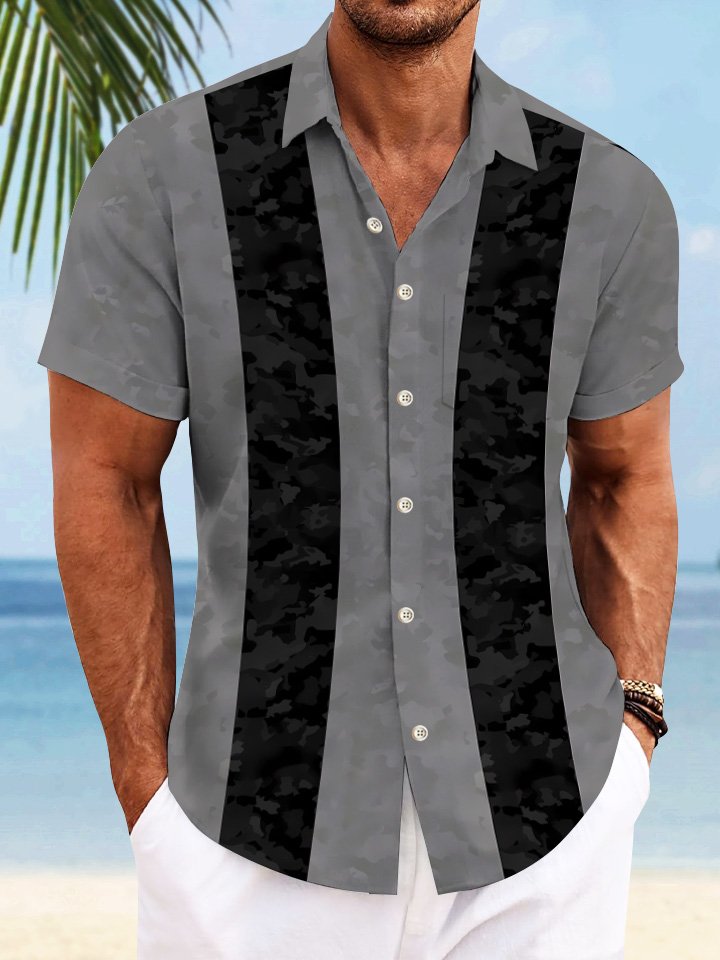 Alohadaddy Ethnic Style Dark Pattern Men&