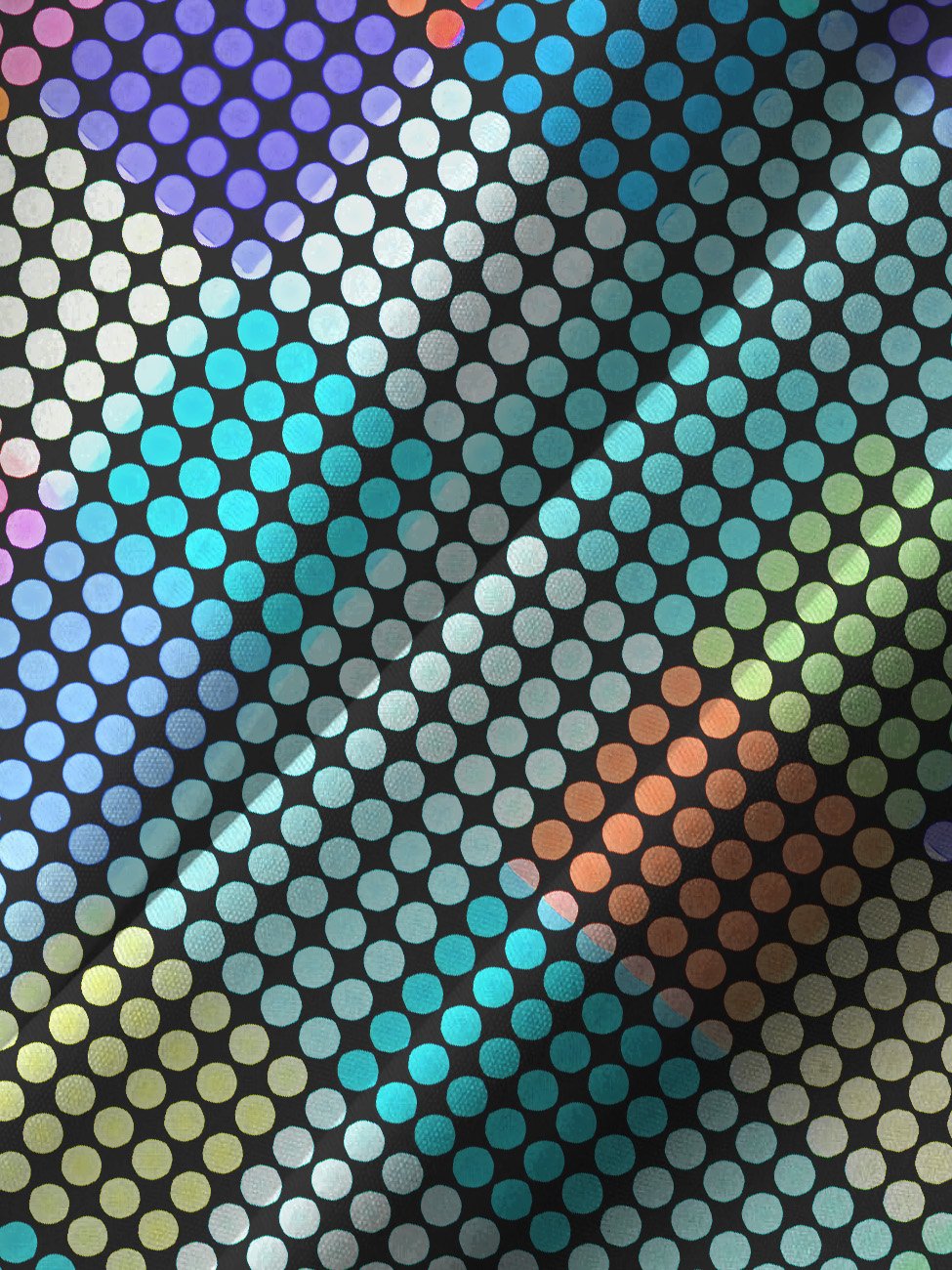 Alohadaddy Polka Dot Geometric Pattern Contrast Color Men&