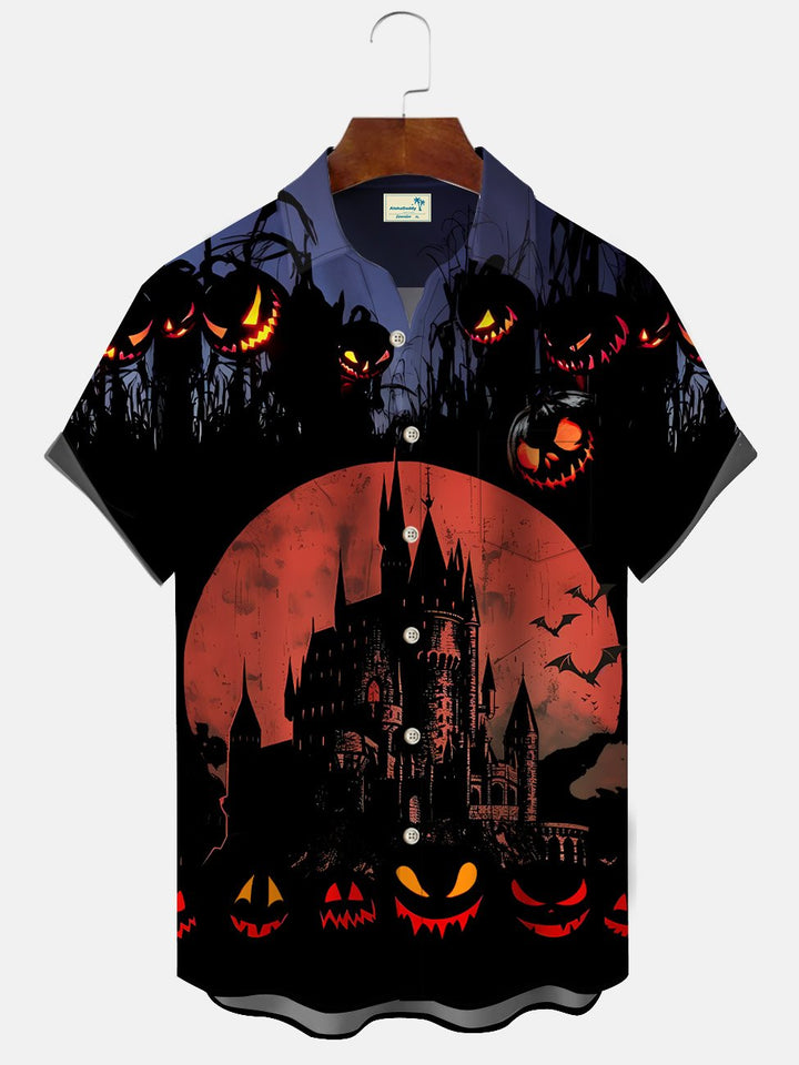 Alohadaddy Halloween Pumpkin Castle Men&