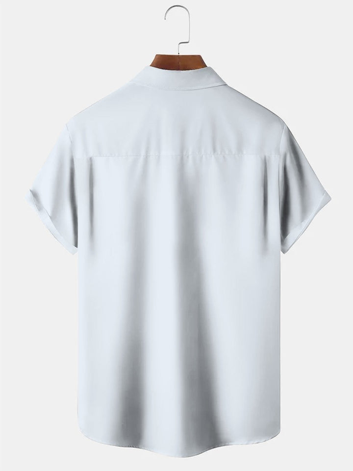 Camisa informal de manga corta para hombre, estilo años 50, con botones y diseño de plantas y flores, estilo nacional, de Alohadaddy
