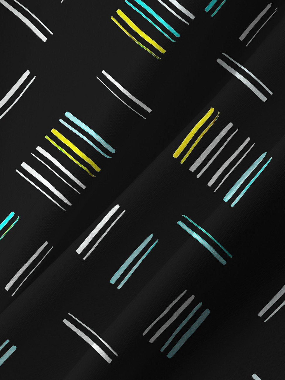 Chemise décontractée à manches courtes et poches à boutons pour hommes Alohadaddy Stripe Fluorescent