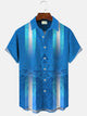 Alohadaddy Polka Dot Fluorescent Pocket Button Casual 50S Bowling Commuter Short Sleeve Shirt