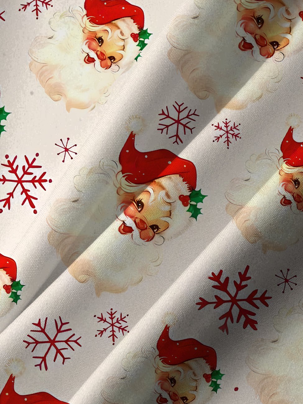Chemise décontractée à manches courtes avec poche et boutons de Père Noël de Alohadaddy