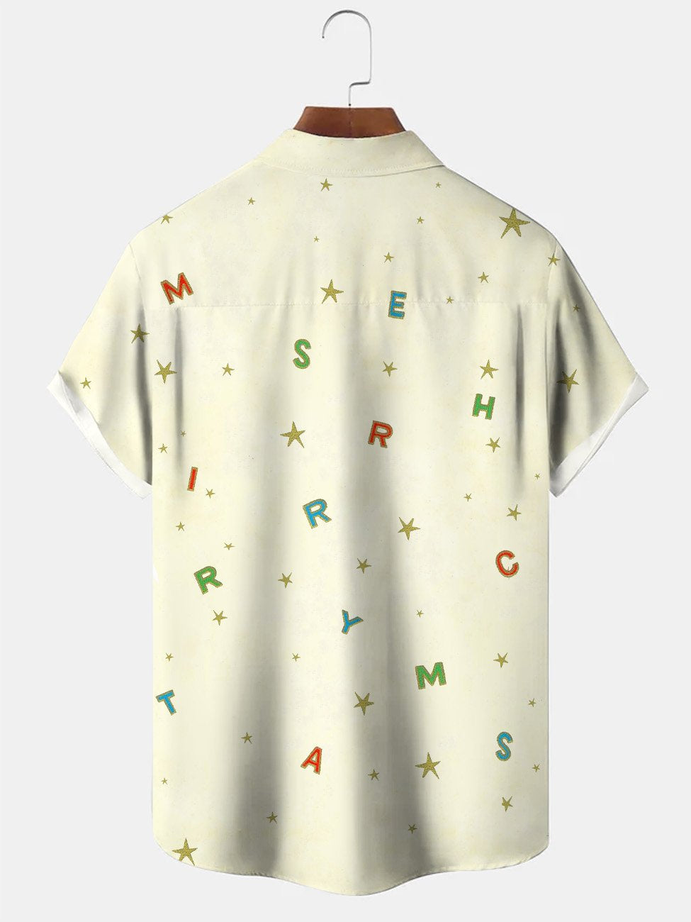 Alohadaddy Christmas Holiday Button Pocket Casual Short Sleeve Shirt