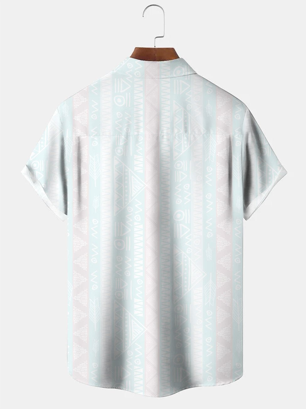 Chemise à manches courtes décontractée à boutons et poches à motif ethnique Alohadaddy des années 50 pour le bowling et les déplacements