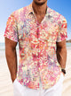 Alohadaddy Christmas Gift Button Pocket Casual Short Sleeve Shirt