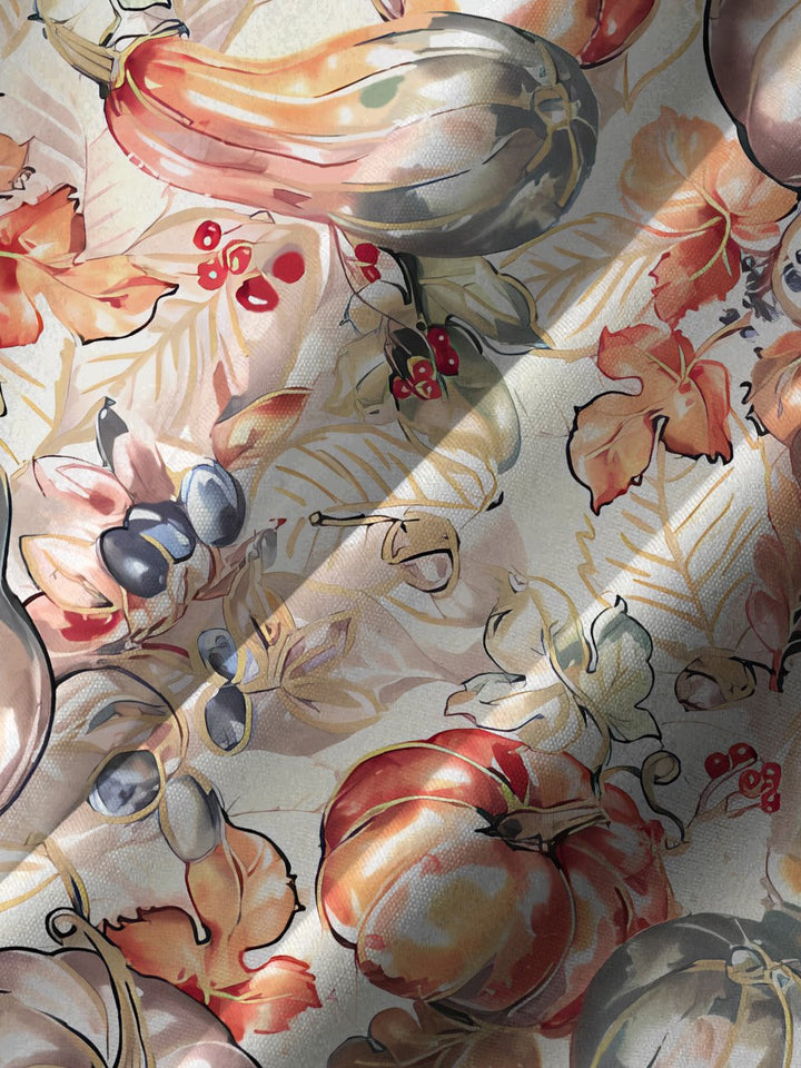 Chemise décontractée à manches courtes avec poche boutonnée et motif citrouille d&