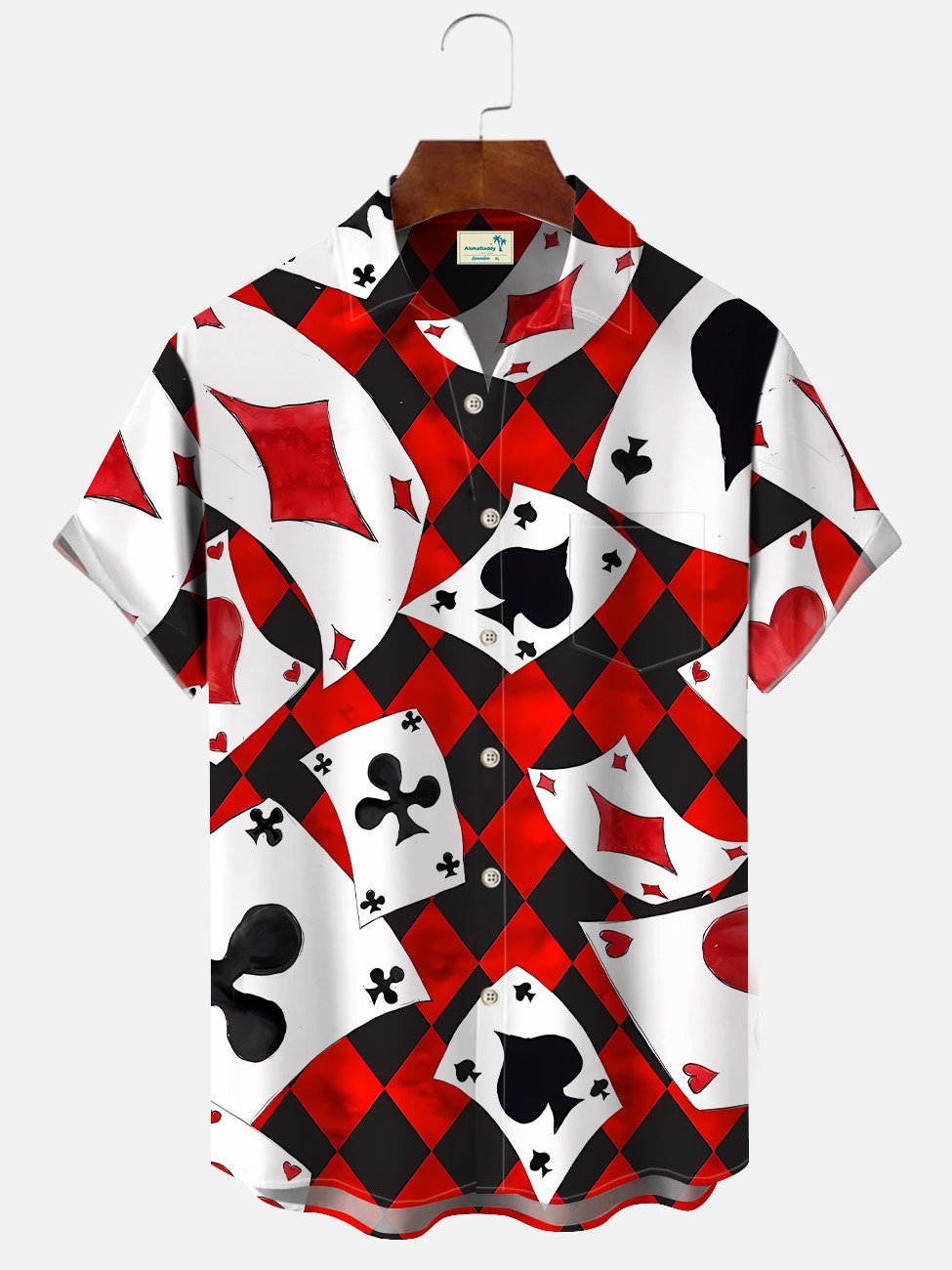 Chemise décontractée à manches courtes avec poche boutonnée Alohadaddy Tarot