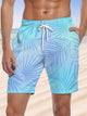 Pantalones cortos de playa con bolsillos de secado rápido y diseño hawaiano con degradado Vacation para hombre de Alohadaddy