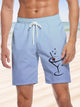 Alohadaddy Basic Cocktail Beach Vacation Quick-Drying Pocket Hawaiian Shorts