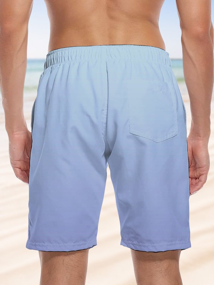 Pantalones cortos hawaianos con bolsillo de secado rápido para vacaciones en la playa y cócteles básicos de Alohadaddy
