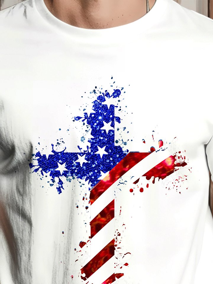 Camisetas retro navideñas con la bandera de Alohadaddy para el Día de la Independencia
