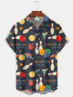 Alohadaddy Vintage Holiday Christmas Vacation Men's Short Sleeve Shirt