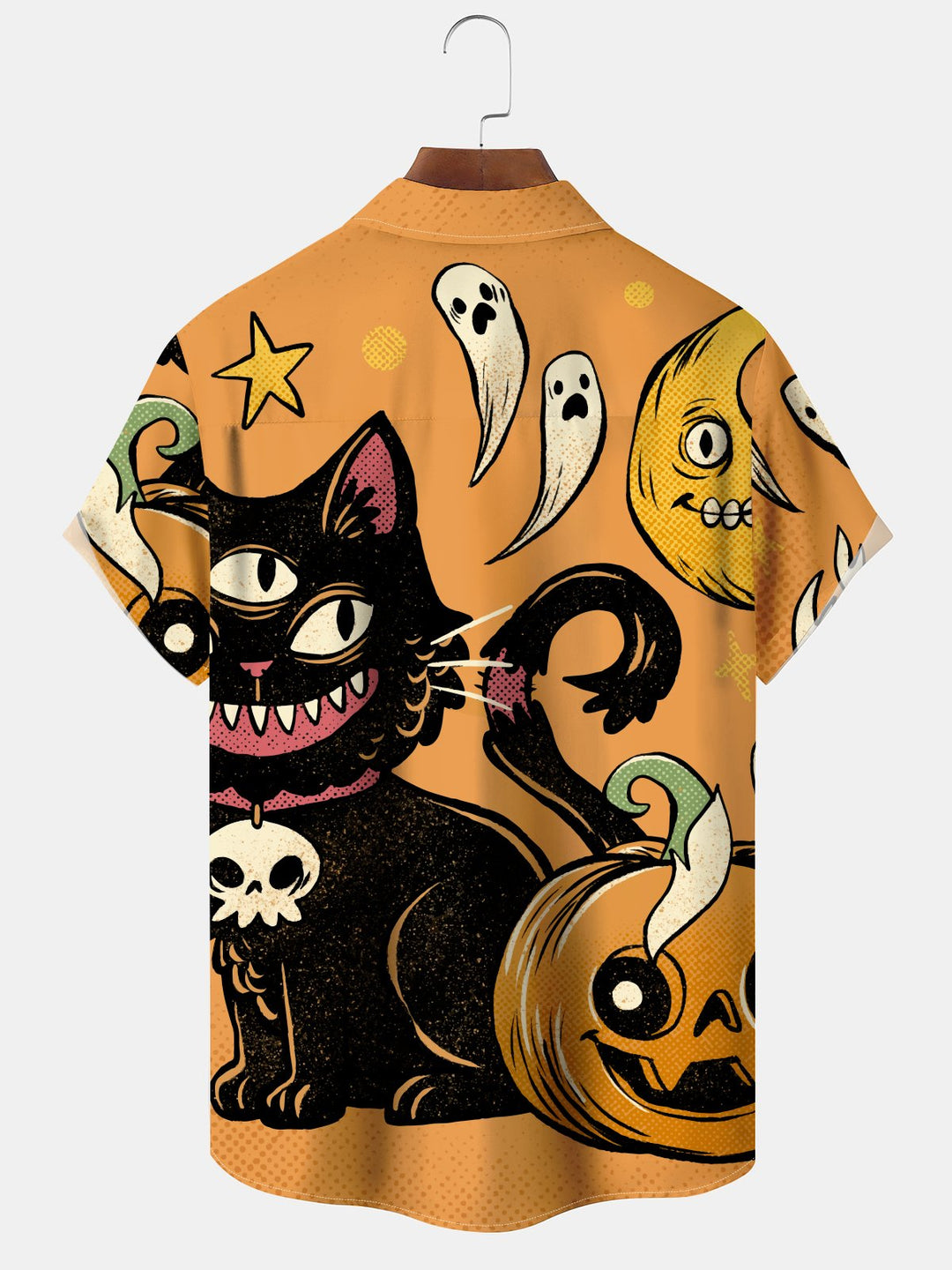 Alohadaddy Halloween Vintage Cat Pumpkin Holiday Shirt
