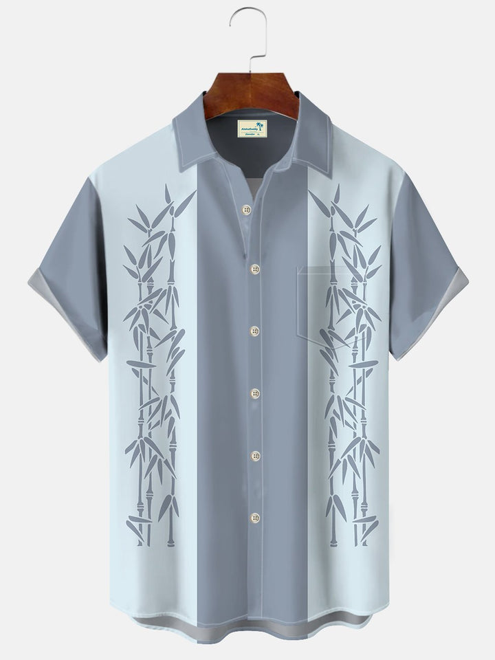 Alohadaddy Vintage Hawaiian Bamboo Vacation Beach Aloha Shirt
