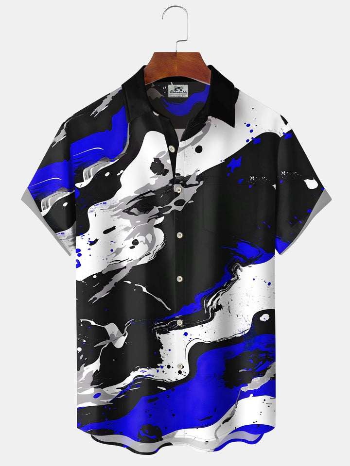 Alohadaddy Retro Gradient Abstract Art Print Men&