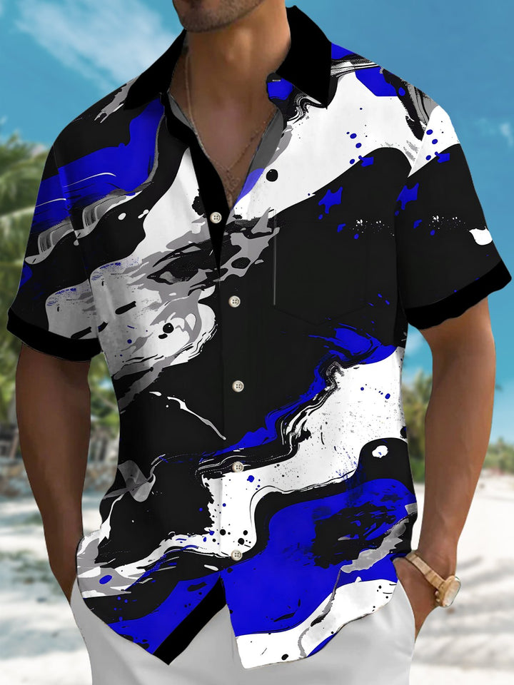 Alohadaddy Retro Gradient Abstract Art Print Men&