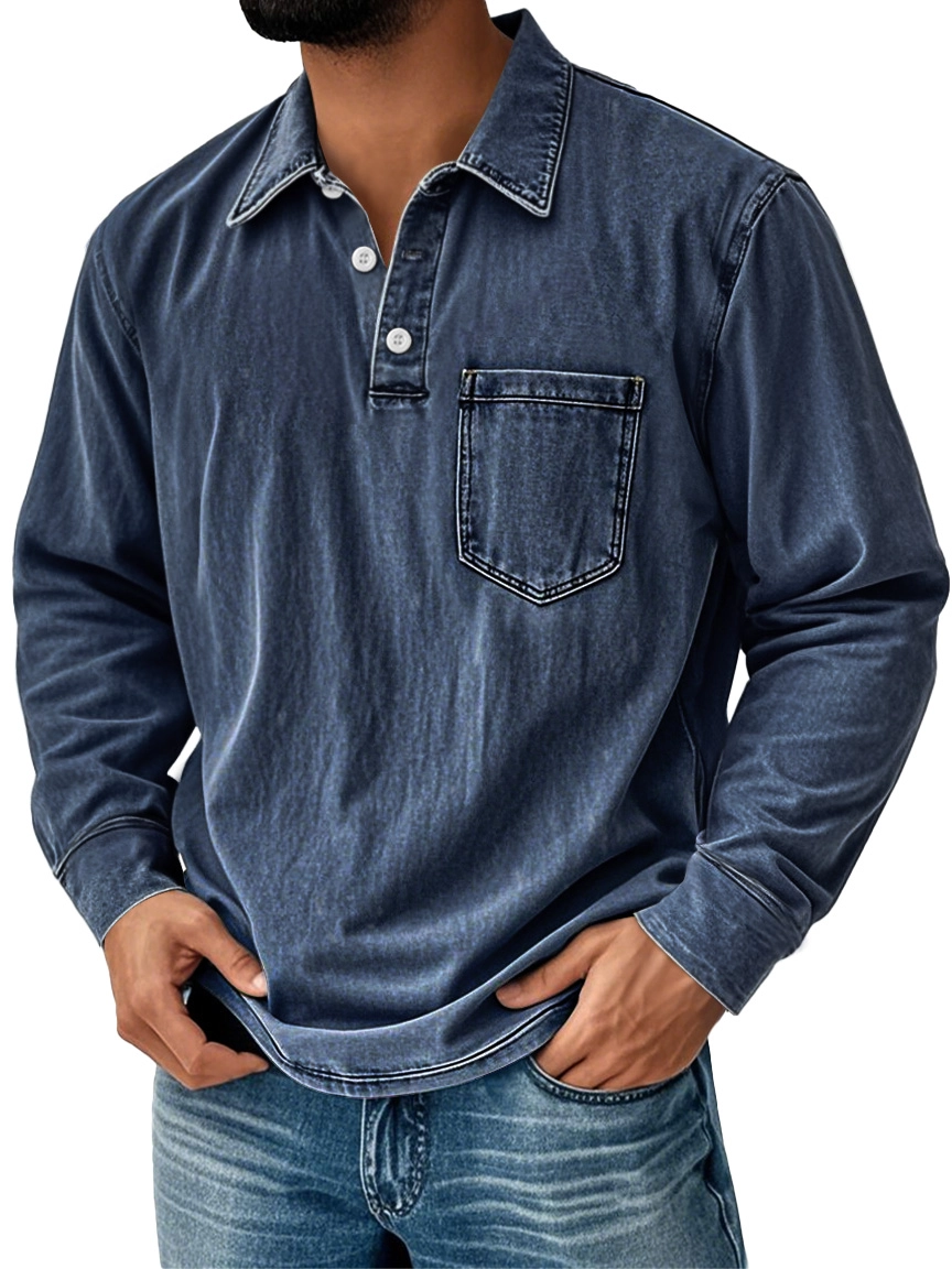 Alohadaddy® Old Money Style Retro Washed Print Men&