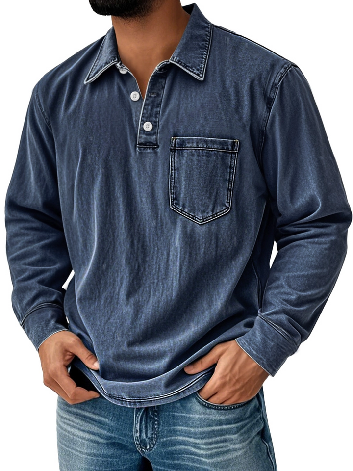 Alohadaddy® Old Money Style Retro Washed Print Men&