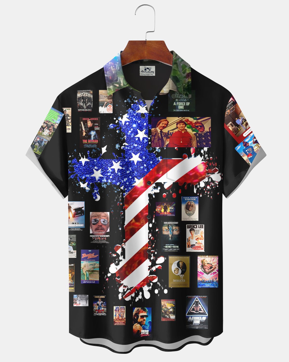 Alohadaddy® Custom Rock Poster Vintage Short-Sleeve Shirt