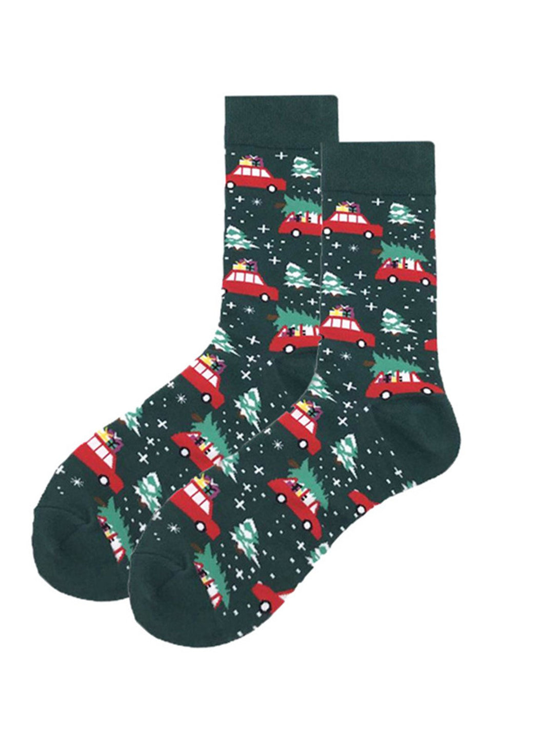 Alohadaddy Cartoon Santa Claus Snowman Elk Socks Christmas
