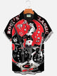 Alohadaddy Musical instrument belle men's pocket button shirt