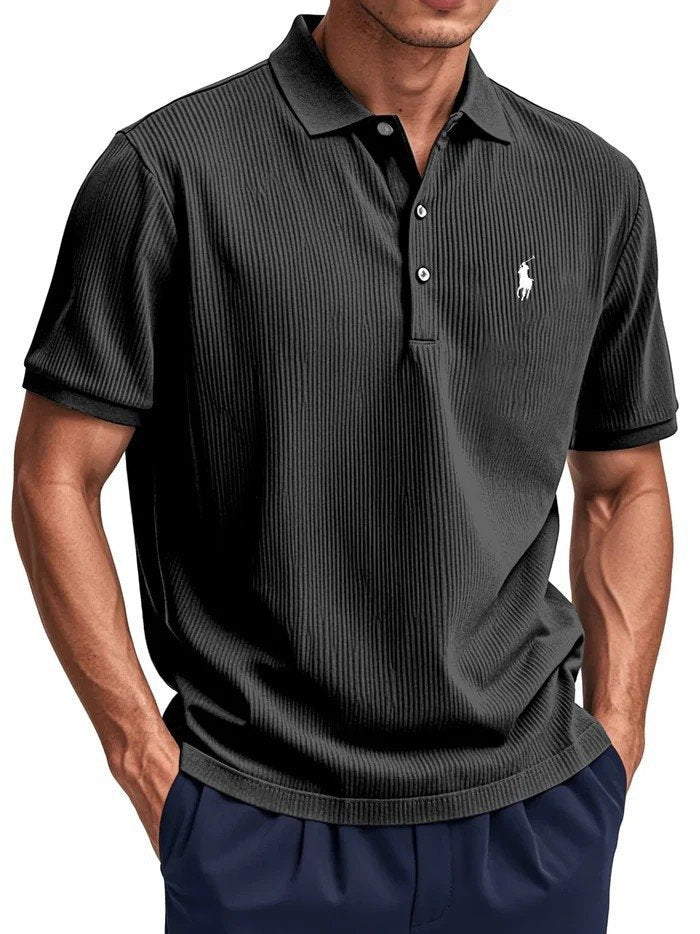 Alohadaddy® Basics Corduroy Logo Print Men&