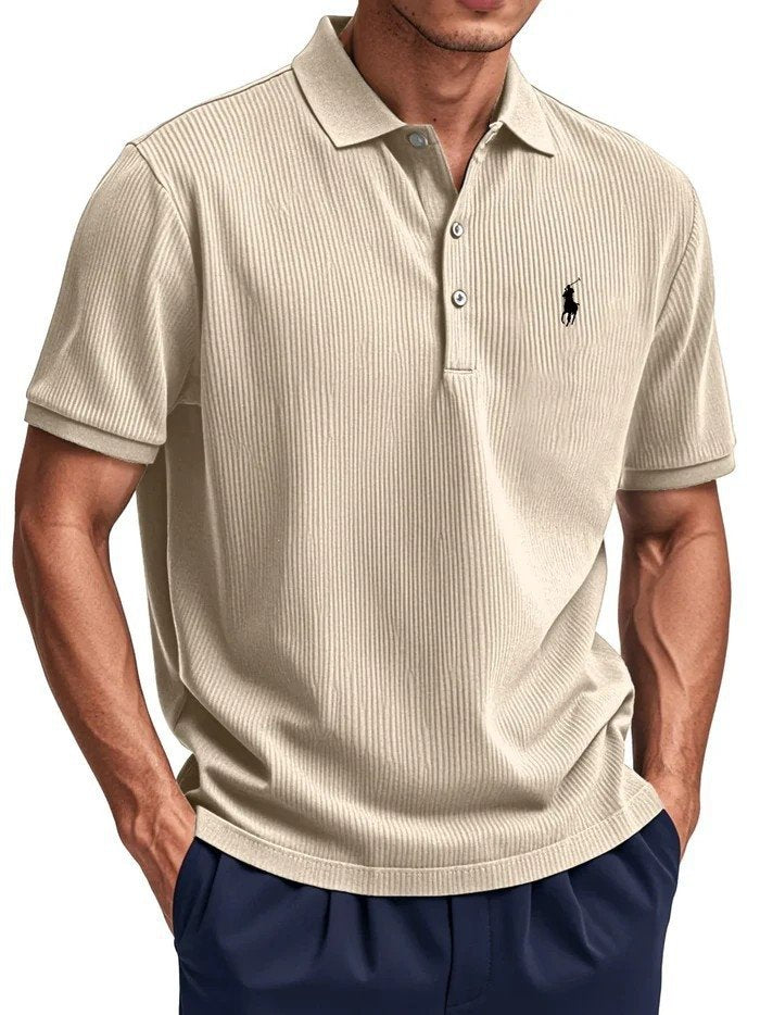 Alohadaddy® Basics Corduroy Logo Print Men&