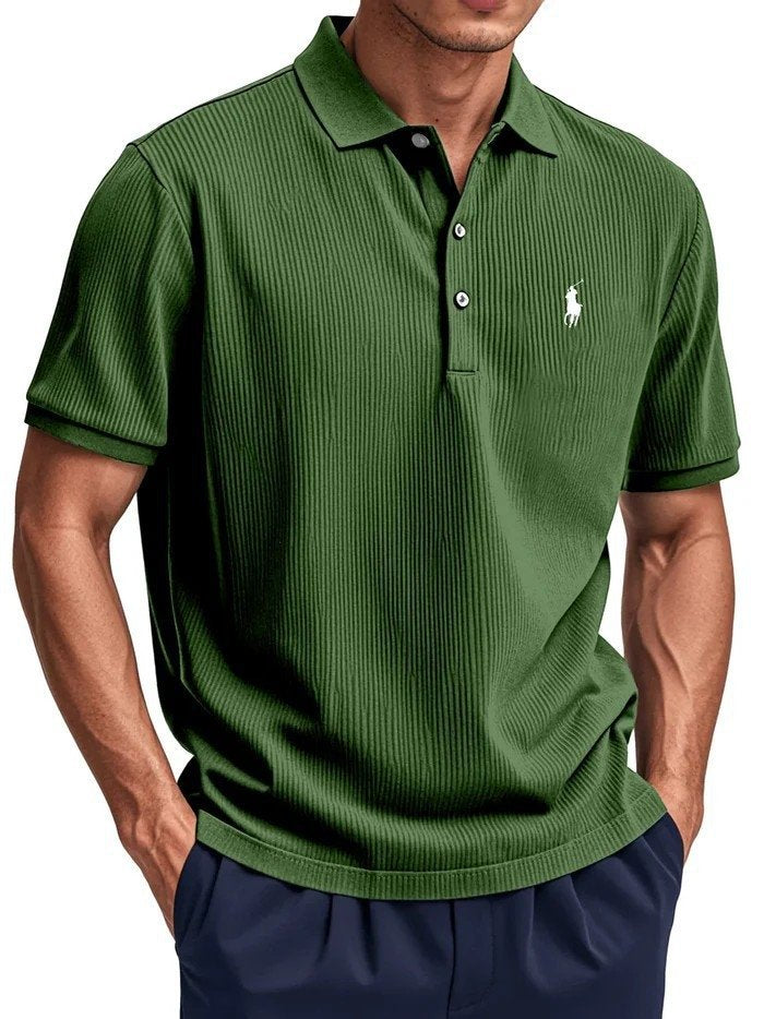 Alohadaddy® Basics Corduroy Logo Print Men&