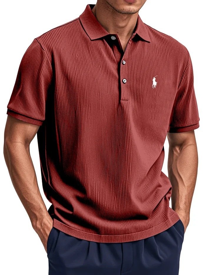 Alohadaddy® Basics Corduroy Logo Print Men&