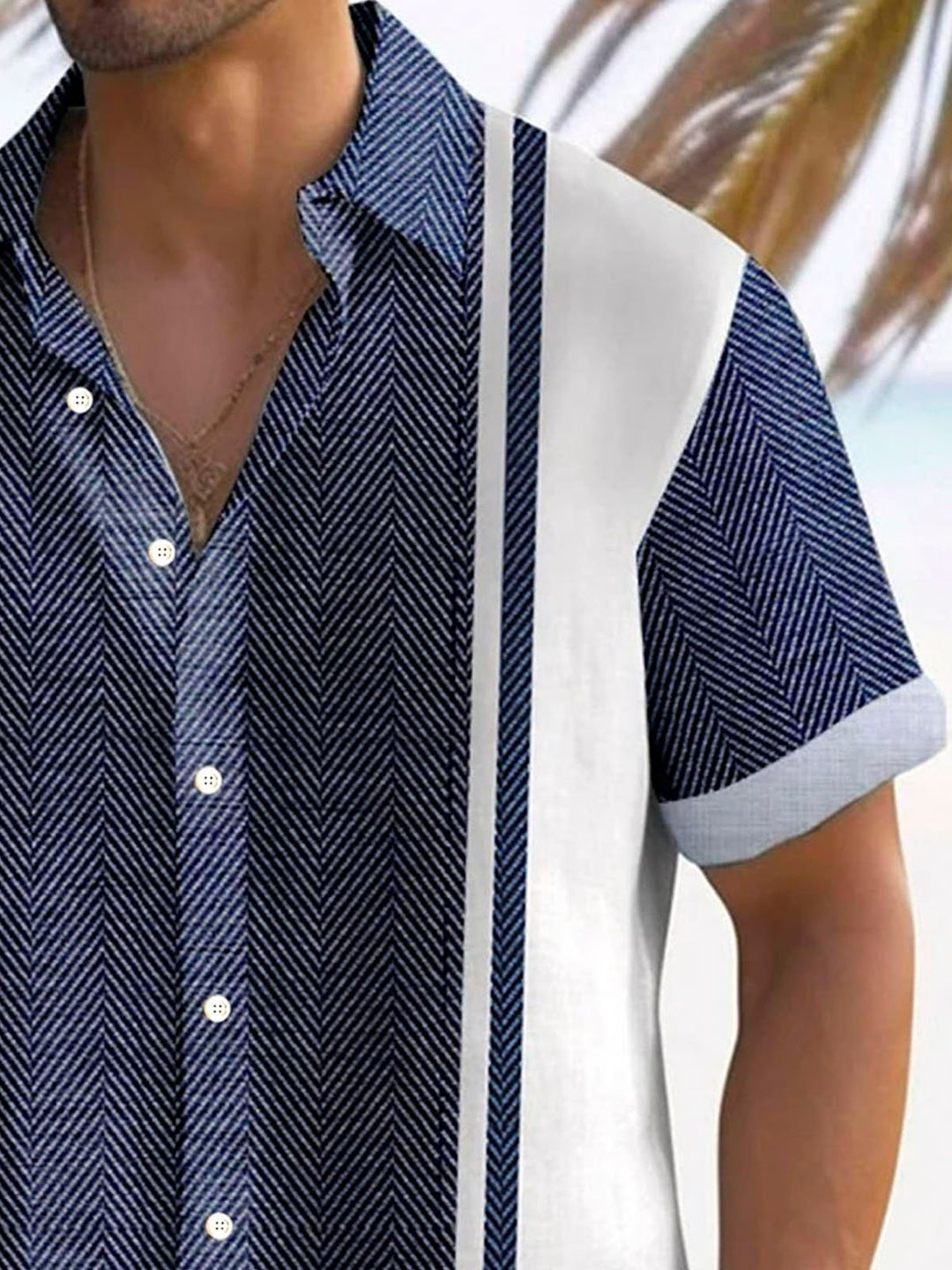 Alohadaddy Retro Bowling Geometric Texture 3D Digital Print Men&