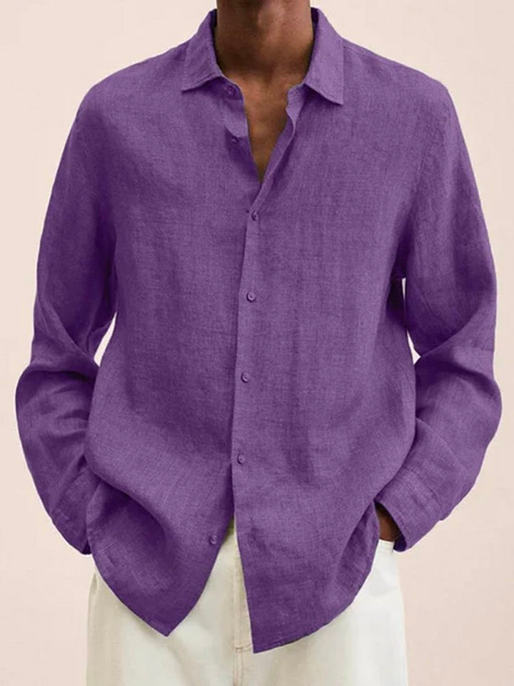Cotton-Blend Basic Series Shirts &amp; Tops