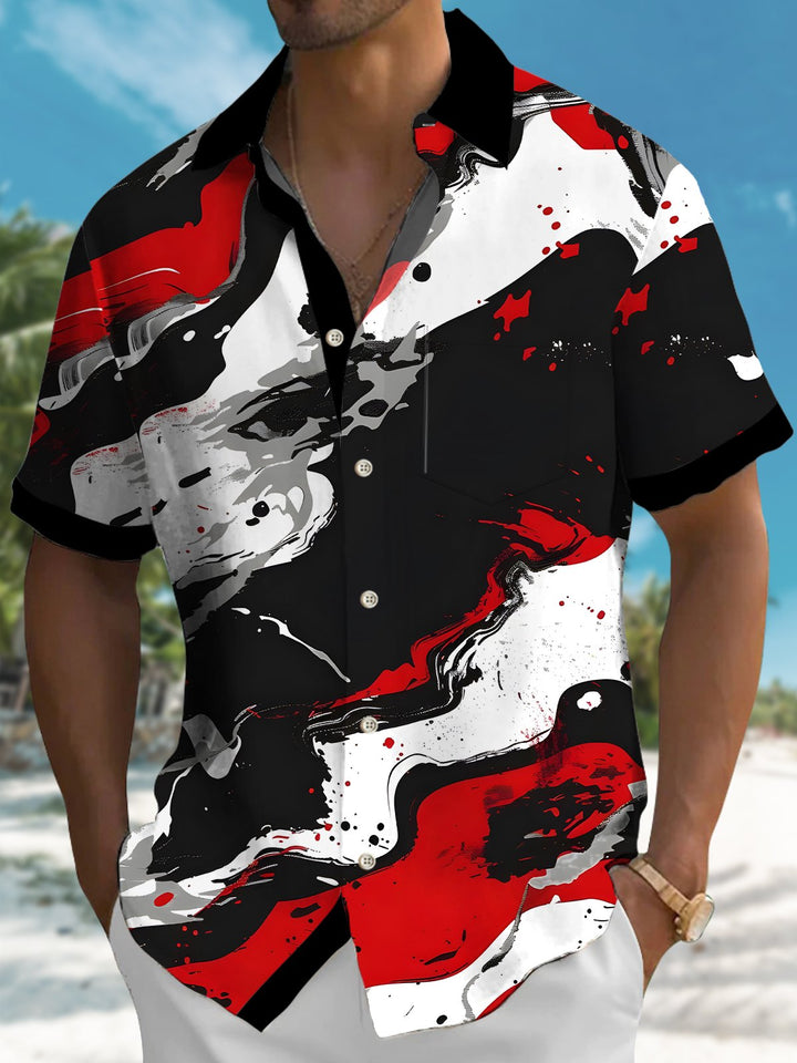 Alohadaddy Retro Gradient Abstract Art Print Men&