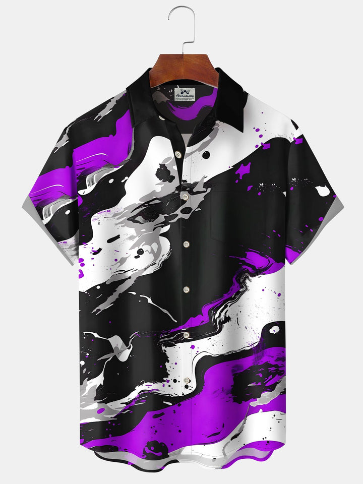 Alohadaddy Retro Gradient Abstract Art Print Men&