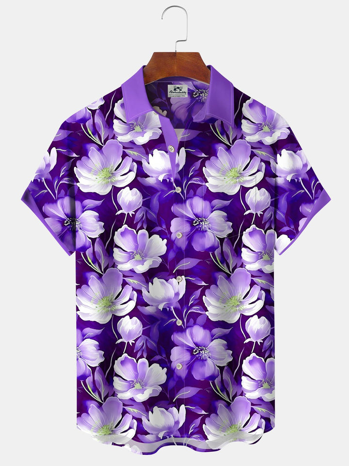 Alohadaddy Hawaiian Floral Print Men&
