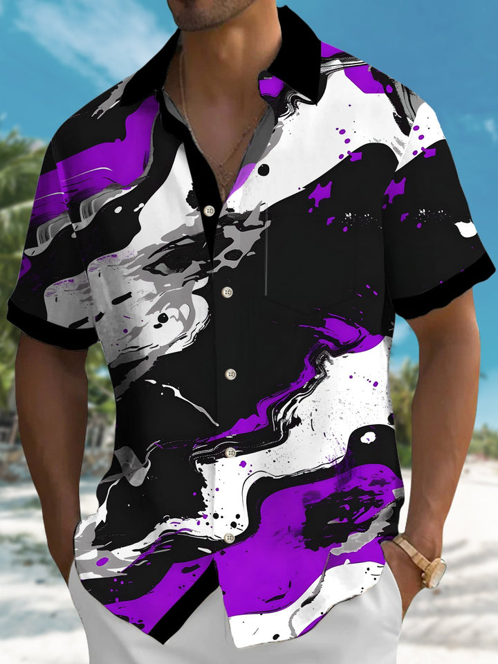 Alohadaddy Retro Gradient Abstract Art Print Men&