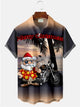 Chemises décontractées imprimées de grande taille avec motif de moto et de père Noël pour les vacances de Noël d'Alohadaddy