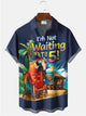 Alohadaddy Hawaii Parrot Printed Casual Plus Size Shirts