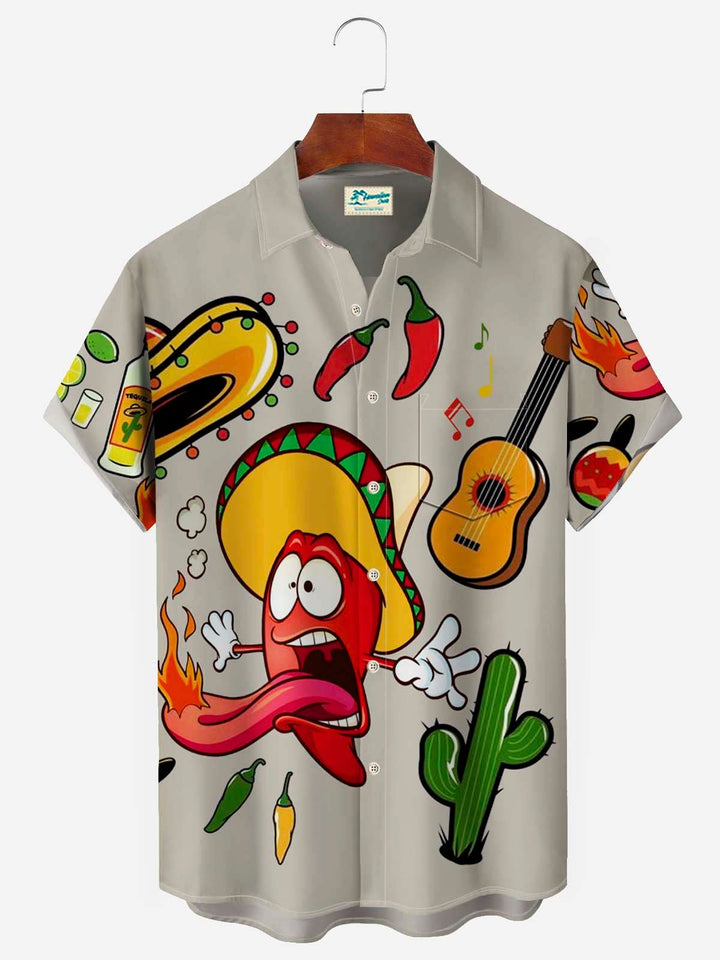 Alohadaddy Mexican Cinco de Mayo Khaki Men&