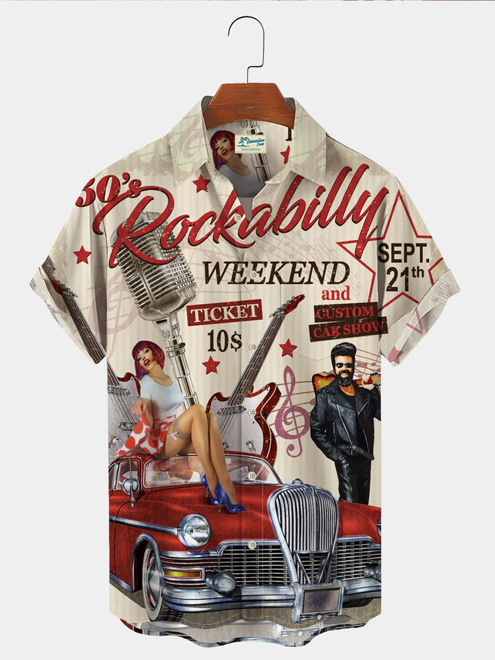 60s Retro Casual Men&