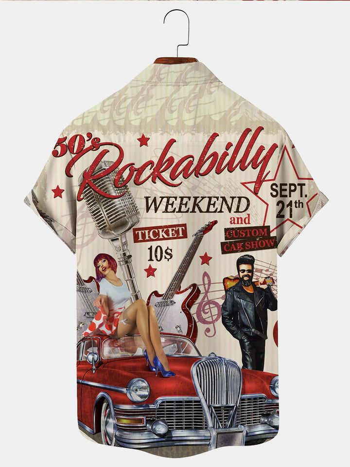 60s Retro Casual Men&