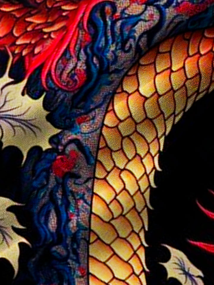 Alohadaddy Japanese Retro Oriental Dragon Men&