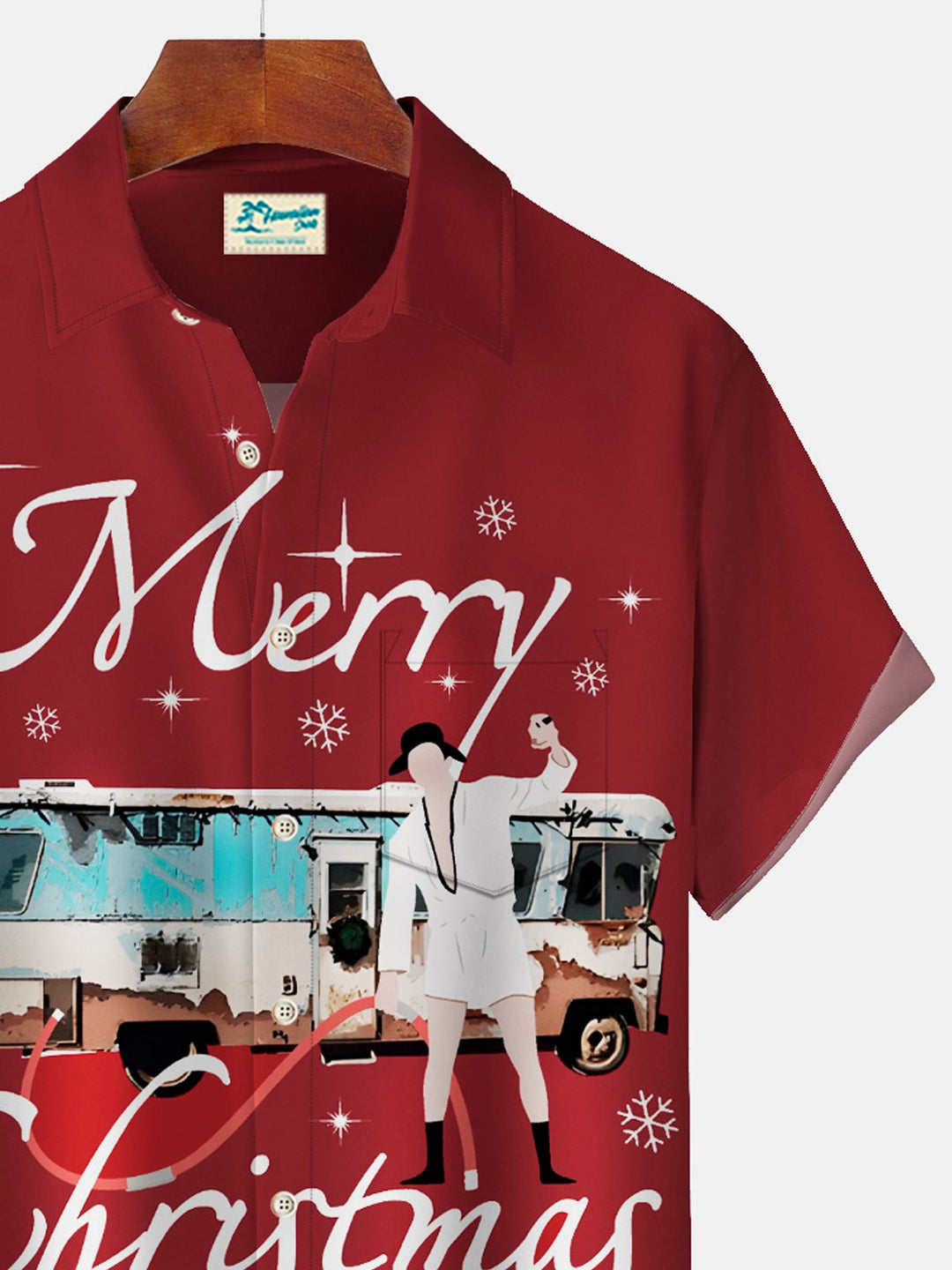 Alohadaddy Christmas Holiday Vintage Movie Red Men&